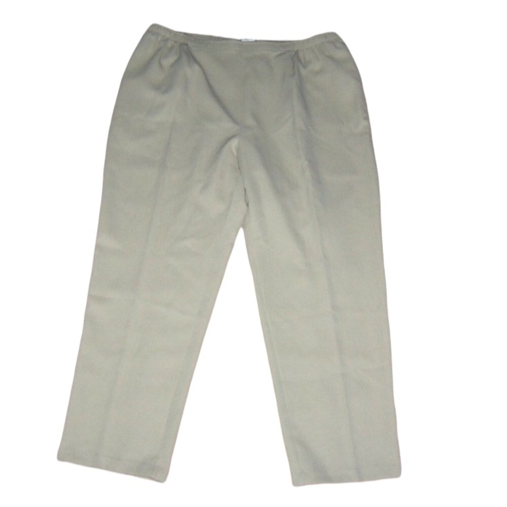 Draper's & Damons (40x30.5) Beige Elastic Waist Pants - 24W - NWOT